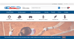 Desktop Screenshot of kvrezac.sk